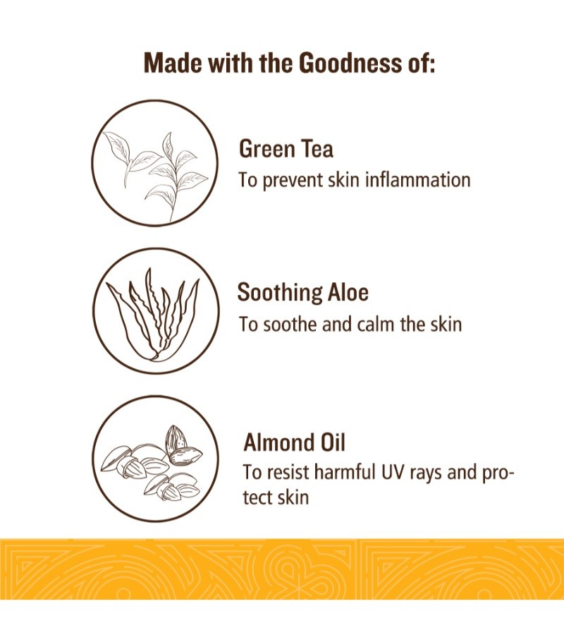 Soultree + sun care + Sun Protection Cream with Aloe & Green Tea - SPF 30 + 100 gm + online