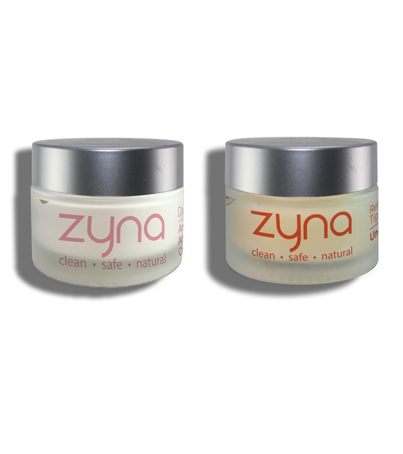Zyna + face serums + face creams + Day Cream with SPF & Tightening Under Eye Gel + 65ml + buy