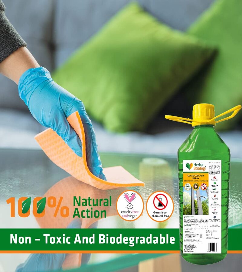 Herbal Strategi + glass cleaners + Glass Cleaner Spray + 2000 ml + discount