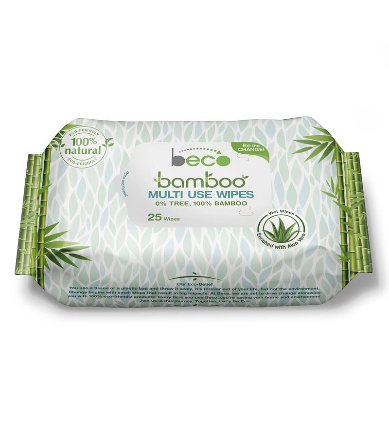 Beco + accessories + Bamboo Multi Use Wet Wipes + 25 Wipes + buy