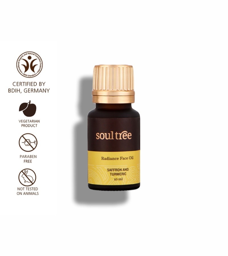 Soultree + face oils + Radiance Face Oil with Saffron & Turmeric + 10 ml + shop