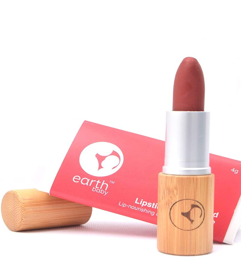 earthBaby + lips + Lipsticks Au Naturale, 100% Certified Natural Origin + Copper Red (4g) + buy