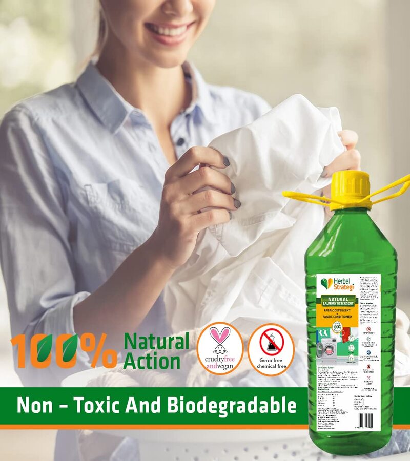 Herbal Strategi + laundry cleaners + Natural Fabric Wash + 2000 ml + online