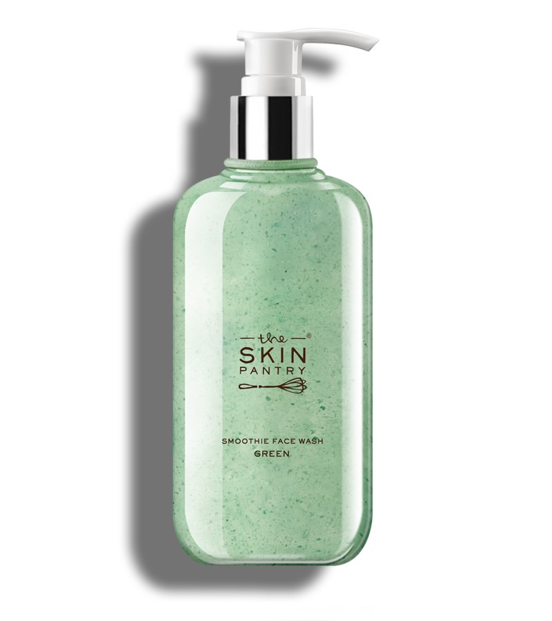 The Skin Pantry + face wash + scrubs + Facewash Smoothie Green For Normal To Oily Skin + 200 ml + buy