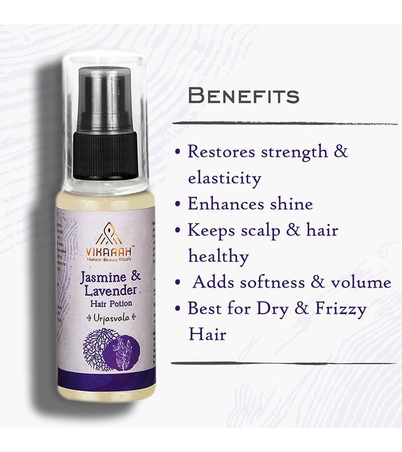 Vikarah + hair styling + Jasmine & Lavender Hair Potion + 60 ml + deal