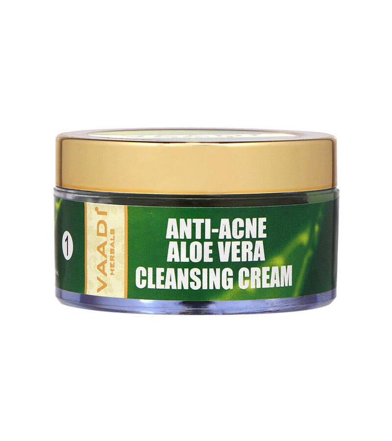 Vaadi Herbals + face serums + face creams + Acne Treatment Set - Aloe Vera - Removes Acne & Pimple Marks + 285 gms + deal