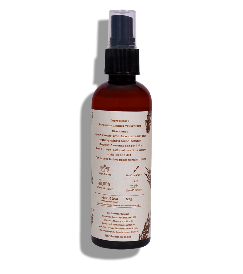 The Magic Potion + toners + mists + Vetiver Water + 100 ml + shop
