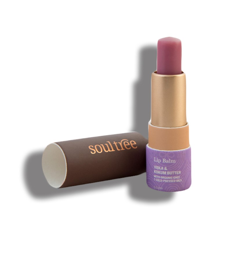 Soultree + lip balms & butters + Viola & Kokum Butter Lip Balm + 3.5 gm + buy