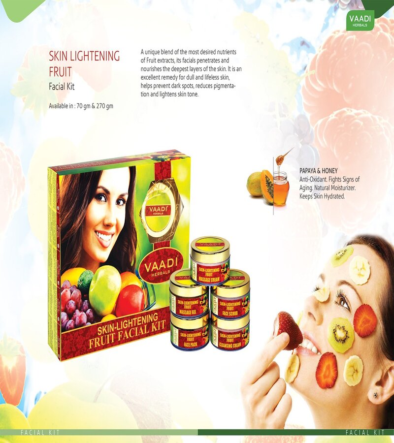 Vaadi Herbals + face wash + scrubs + Papaya Fairness Scrub Gel with Honey & Saffron + 500g + online