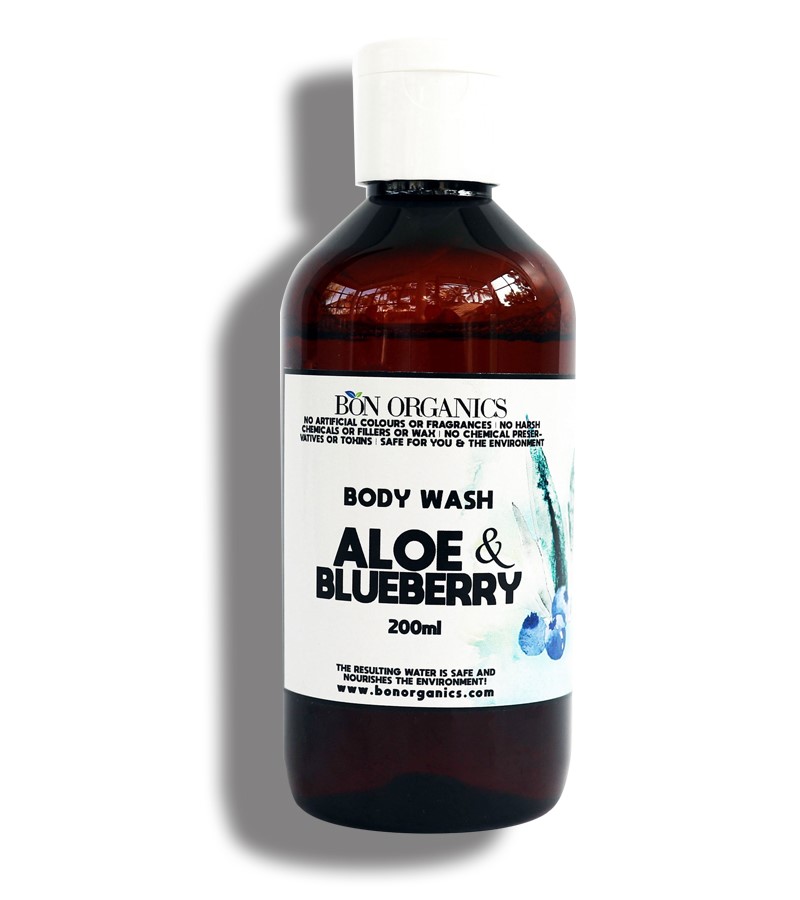 Bon Organics + body wash + Aloe Vera & Blueberry Body Wash + 200 ml + buy