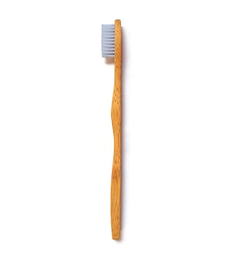 Bamboo India + tools + Bamboo Toothbrush  Medium Bristles + White + shop