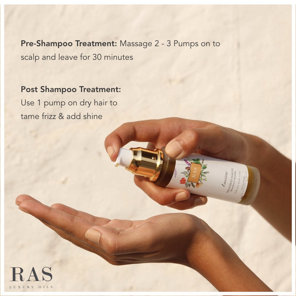 RAS Luxury Oils + hair oil + serum + Luscious Treatment Hair Oil + 50 ml + online