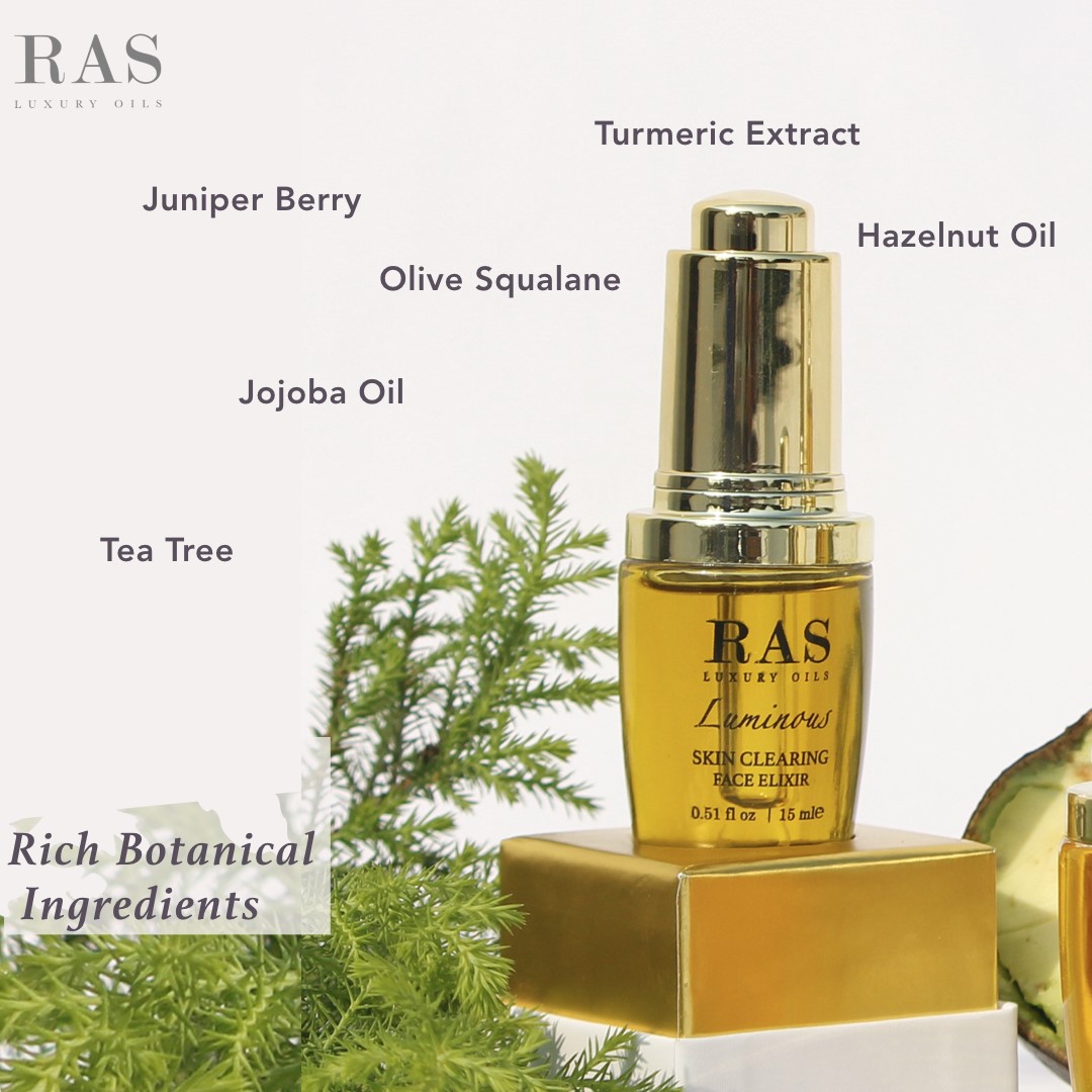 RAS Luxury Oils + face oils + Luminous Skin Clearing Face Elixir + 15 ml + discount