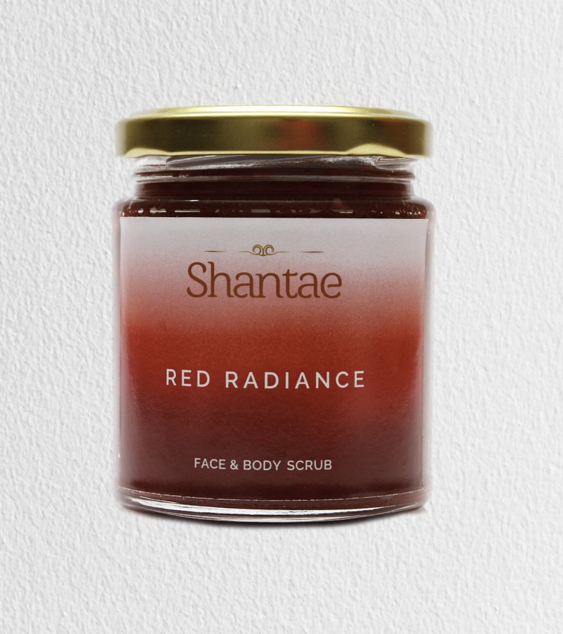 Shantae + body scrubs & exfoliants + Red Radiance Face & Body Scrub + 180 gm + buy
