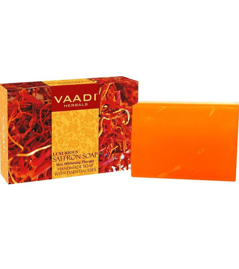 Vaadi Herbals + face wash + scrubs + Luxurious Saffron - Skin Whitening Set + 555 gms + discount