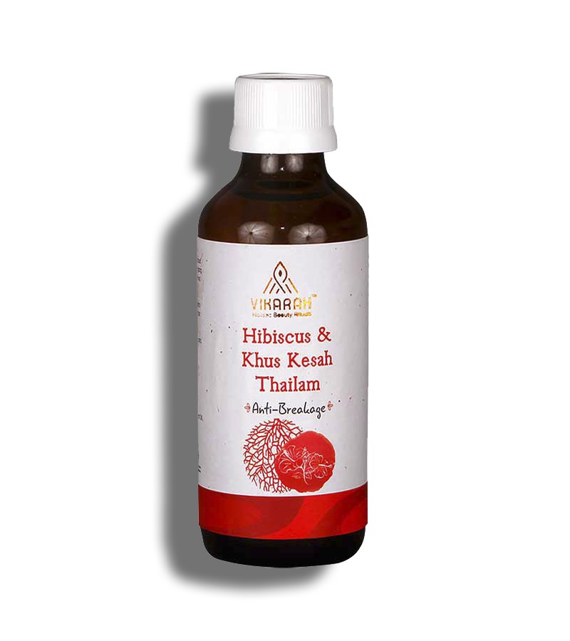 Vikarah + hair oil + serum + Hibiscus & Khus Kesah Thailam + 100 ml + buy