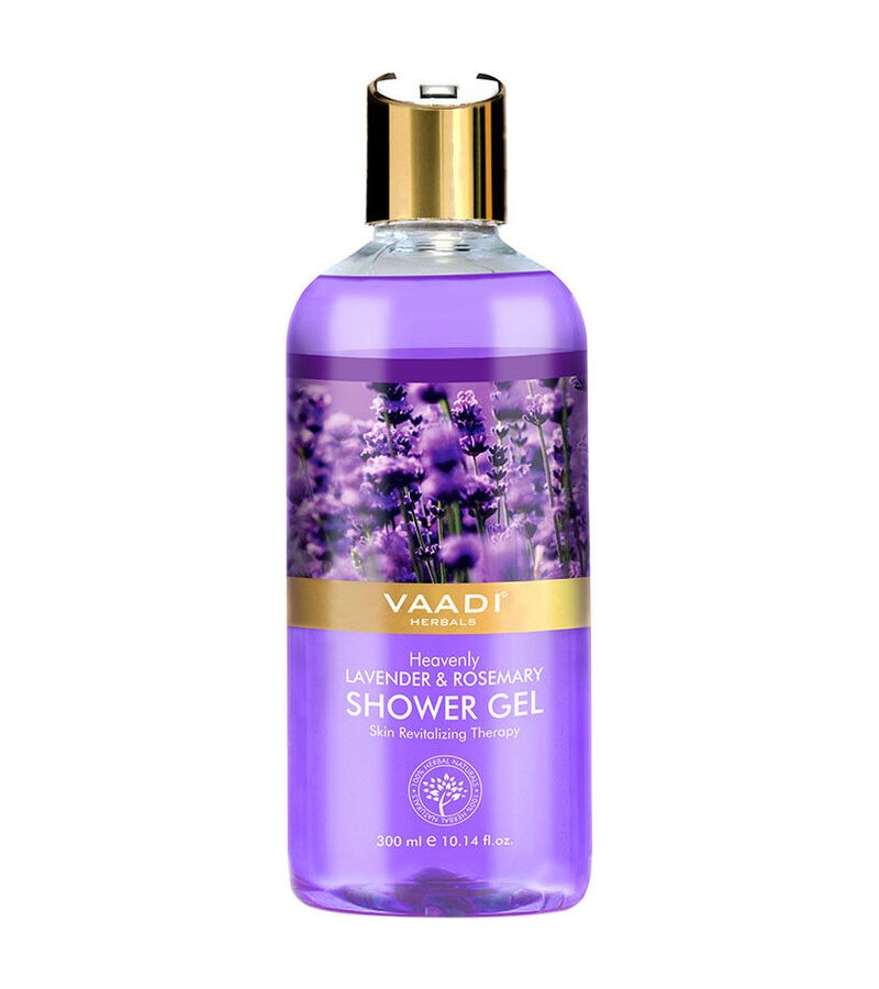 Vaadi Herbals + body wash + Heavenly Lavender & Rosemarry Shower Gel + Pack of 2 + discount