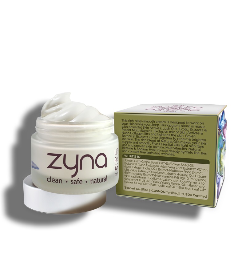 Zyna + face serums + face creams + Anti Aging Cream & Under Eye Cream for oily / combination skin + 65ml + discount