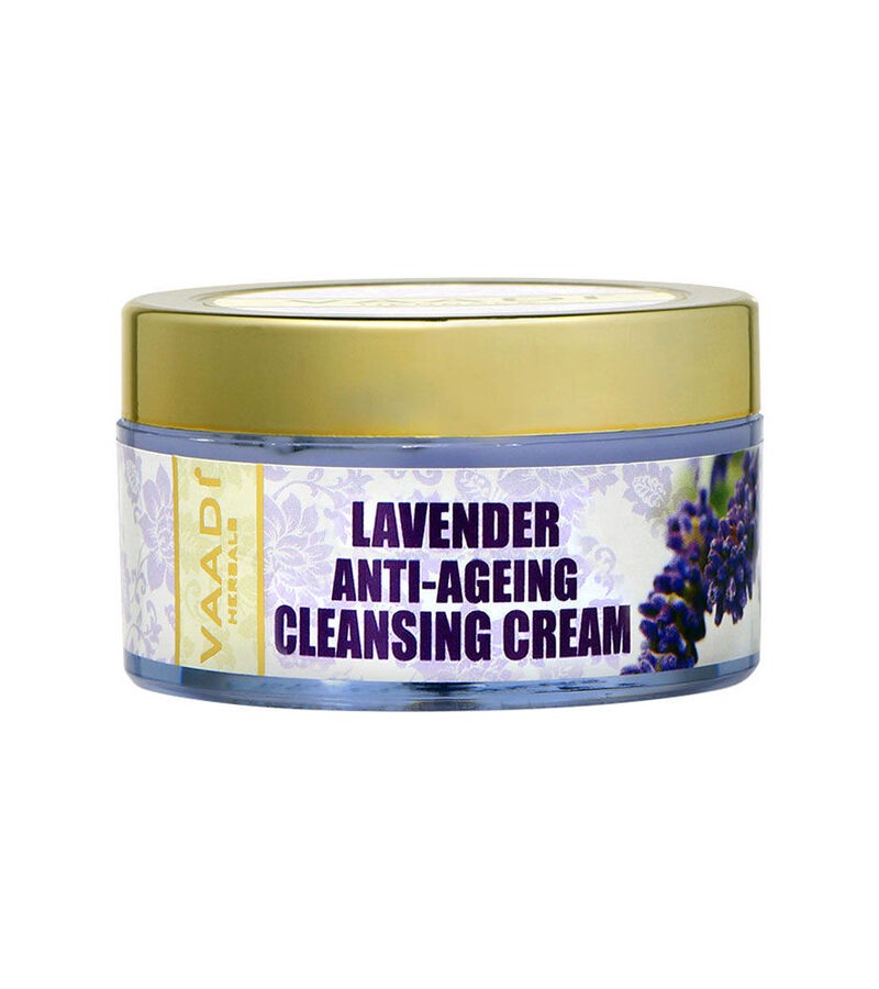 Vaadi Herbals + face serums + face creams + Lavender Anti-Ageing Cleansing Cream + 50g + buy