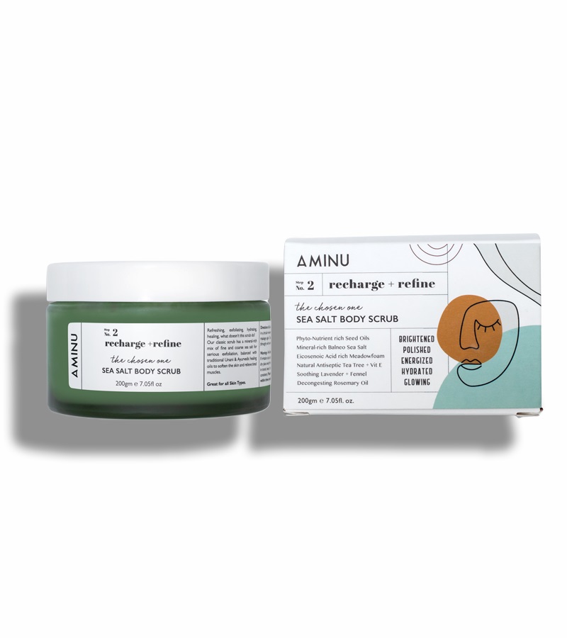 Aminu Skincare + body scrubs & exfoliants + The Chosen One - Sea Salt Body Scrub + 200gm + online