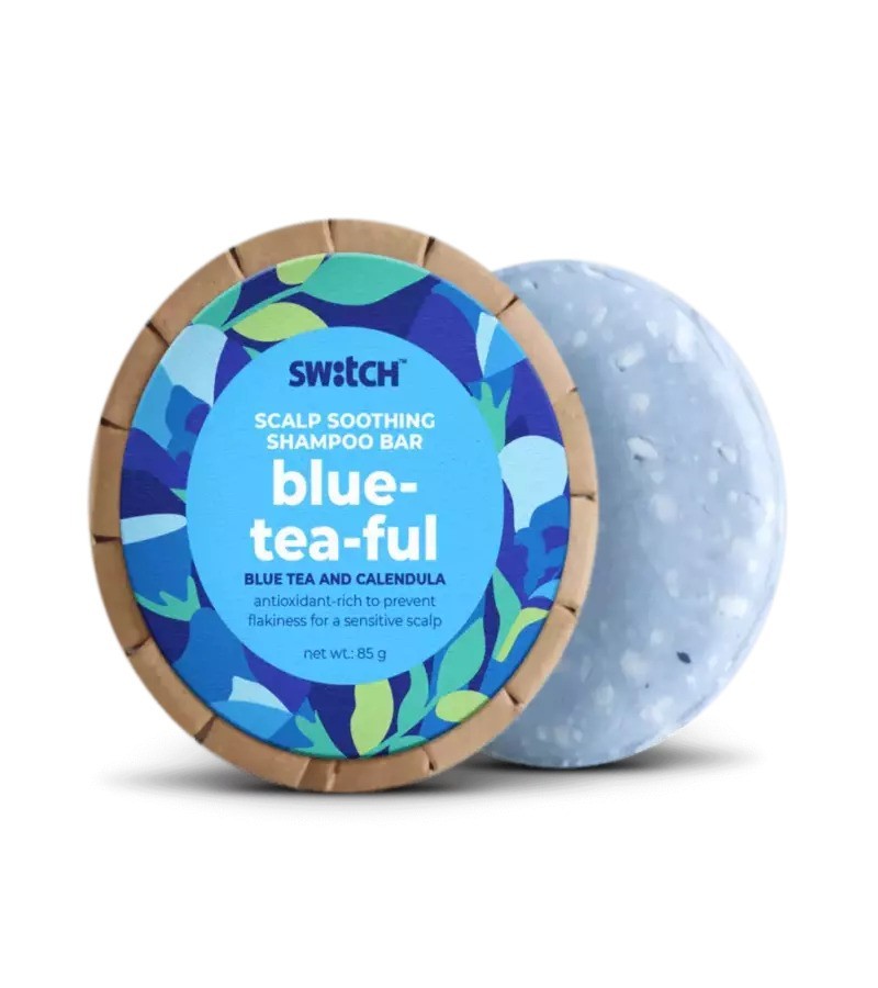 The Switch Fix + shampoo + Blue-Tea-Ful Shampoo Bar + 85g + buy