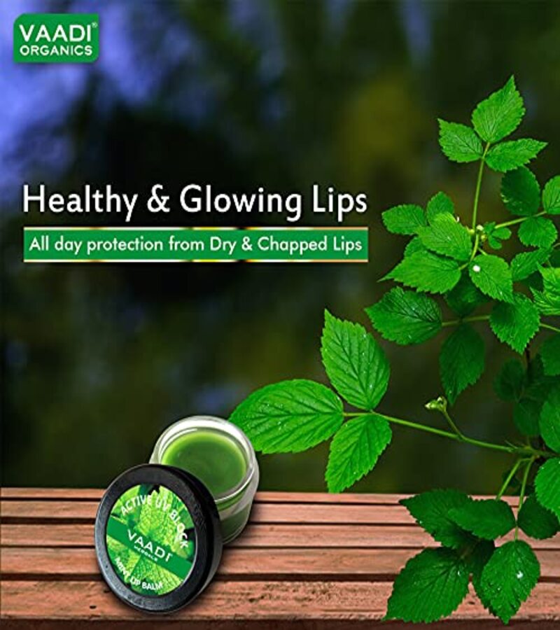 Vaadi Herbals + lips + Lip Balm - Mint + Pack of 8 + deal
