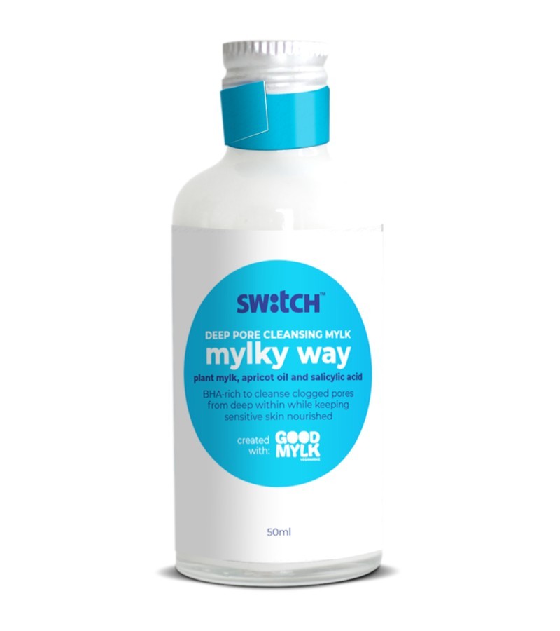 The Switch Fix + face wash + scrubs + Mylky Way Cleansing Mylk + 50ml + buy