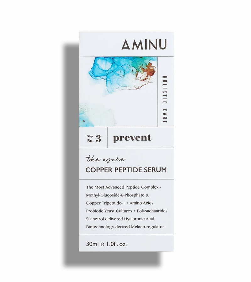 Aminu Skincare + face serums + face creams + The Azure - Copper Peptide Serum + 30ml + online