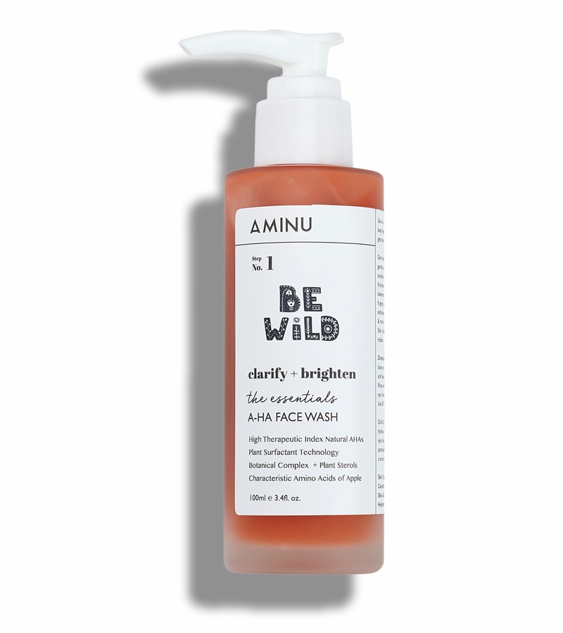 Aminu Skincare + face wash + scrubs + The Essentials - AHA Face Wash + 100ml + buy