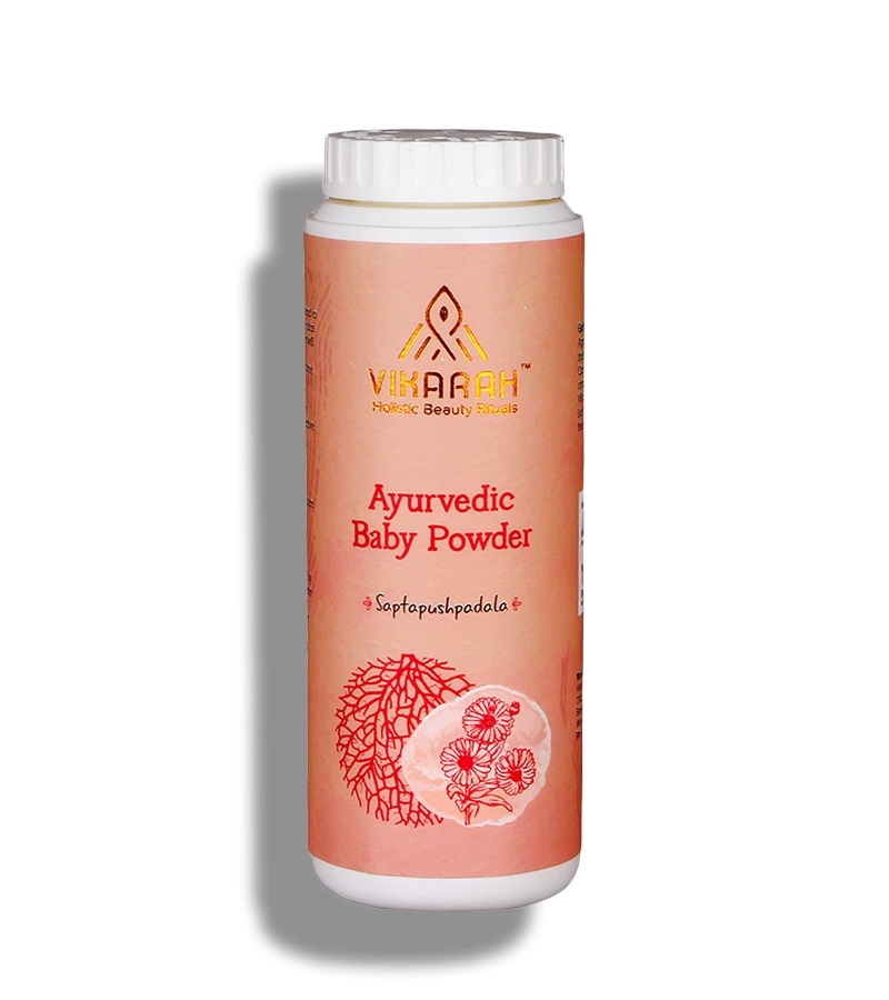 Vikarah + oils & creams + Ayurvedic Baby Powder + 75 gm + buy