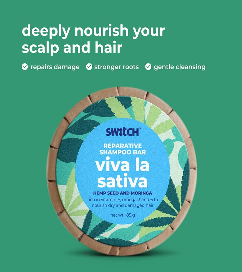 The Switch Fix + shampoo + Viva La Sativa Shampoo Bar + 85g + deal