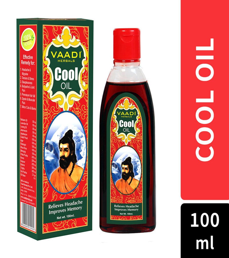 Vaadi Herbals + pain relief + Cool Oil with Triphla & Almond + 100ml + shop