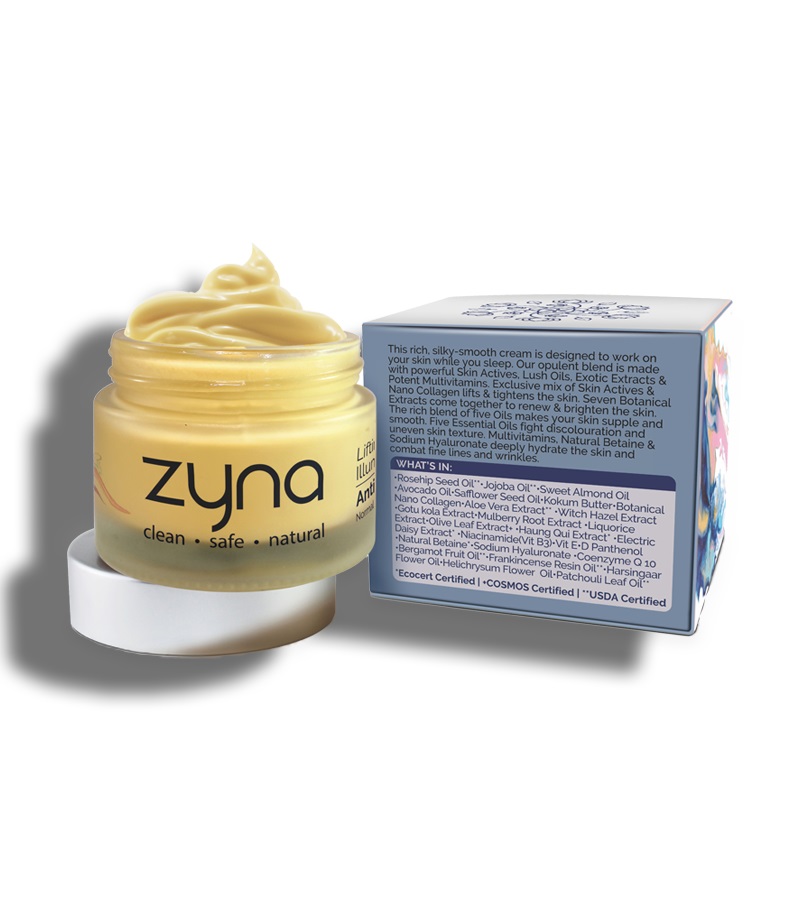 Zyna + face serums + face creams + Anti Aging Cream & Under Eye Cream for normal / dry skin + 65ml + discount