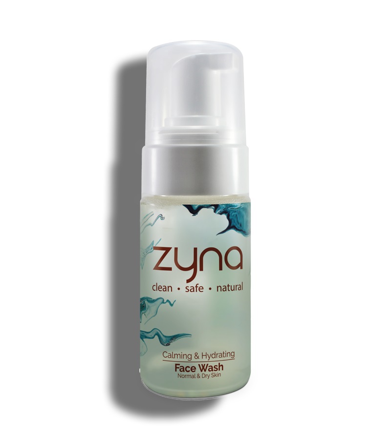 Zyna + face wash + scrubs + Calming And Hydrating Facewash + 100 ml + buy
