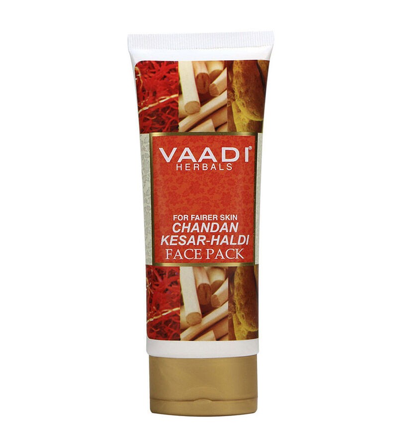Vaadi Herbals + face wash + scrubs + Luxurious Saffron - Skin Whitening Set + 555 gms + deal