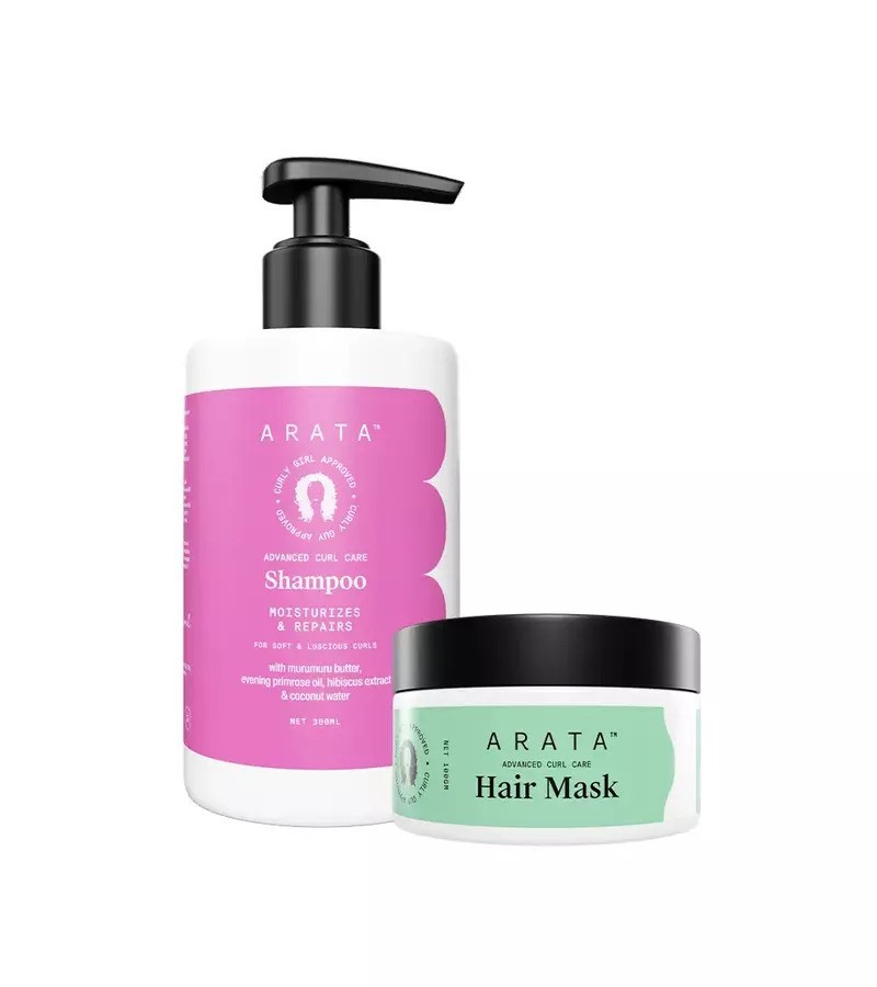 Arata + shampoo + Advanced Curl Care Detox For Moisturized, Lush Curls + 400gm + buy