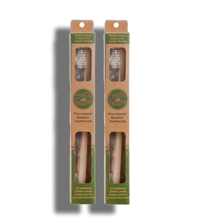 Goli Soda + tools + Biodegradable Bamboo Toothbrush For Adults + Pack of 2 + buy