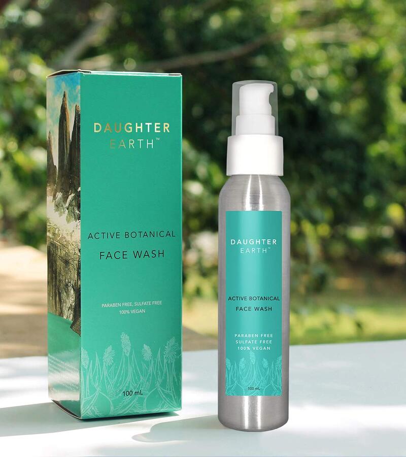 Daughter Earth + face wash + scrubs + Active Botanical Face Wash + 100ml + online