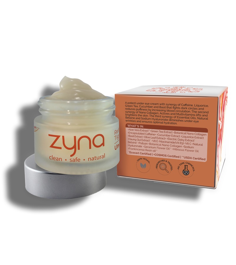Zyna + face serums + face creams + Day Cream with SPF & Tightening Under Eye Gel + 65ml + online