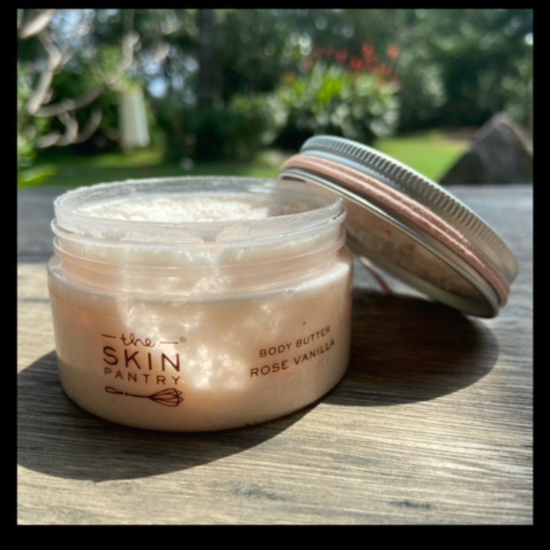 The Skin Pantry + body butters + creams + Body Butter Rose Vanilla For All Skin Types + 100 ml + online