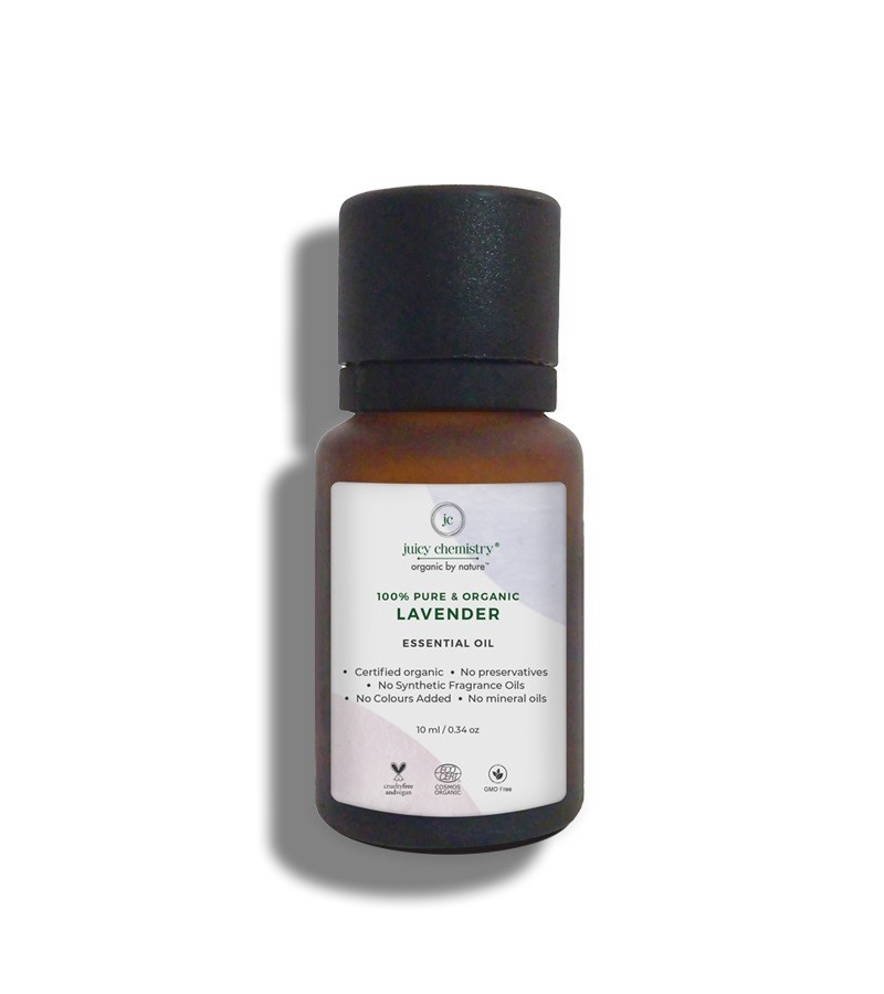 Juicy Chemistry + essential oils + 100% Organic Lavender Essential Oil + 10 ml + buy