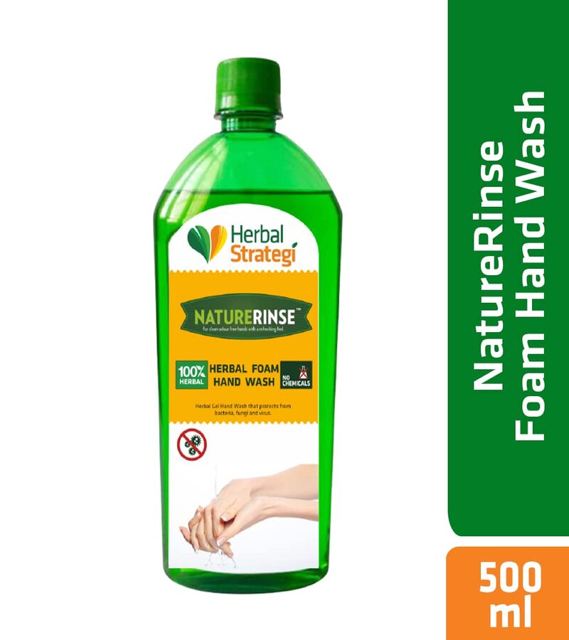 Herbal Strategi + soaps + liquid handwash + Foam Hand Wash + 500 ml + online