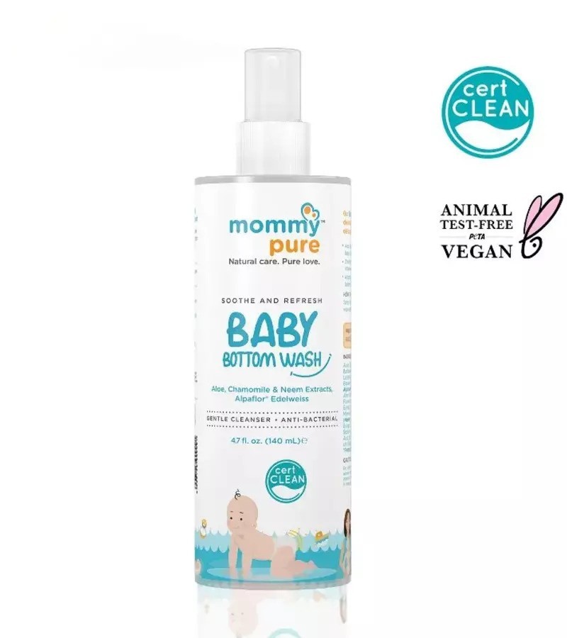 MommyPure + baby bath & shampoo + Soothe & Refresh Bottom Wash + 140ml + discount