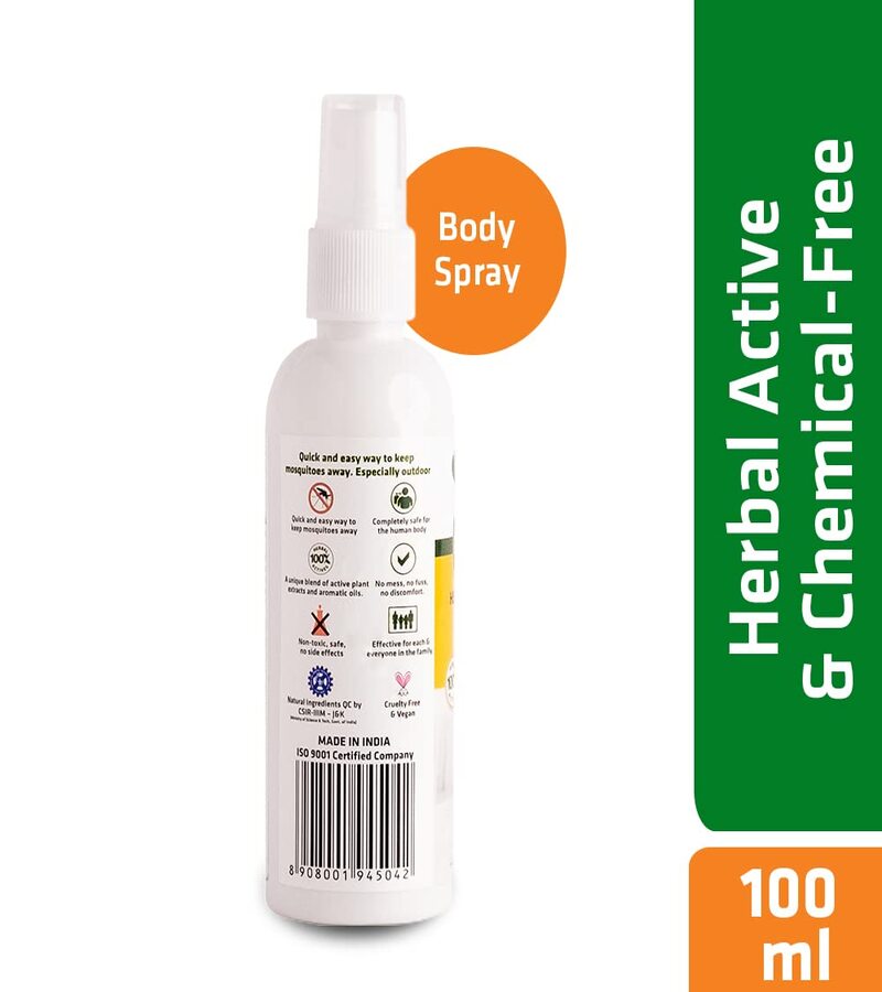 Herbal Strategi + insect repellents + Mosquito Repellent Body Spray + 100 ml + discount