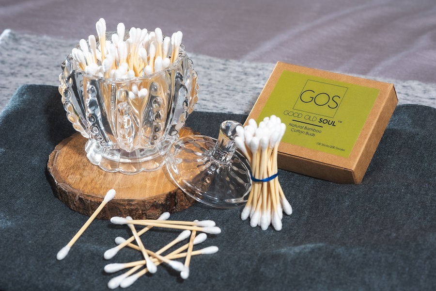 Good Old Soul + accessories + Bamboo Cotton Swabs Buds - 200 Swabs - Pack of 2 +  + online
