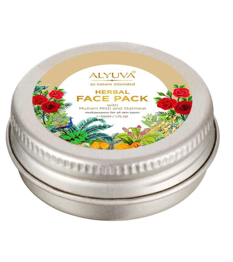 Alyuva + peels & masks + Herbal Face Pack + 50gm + buy