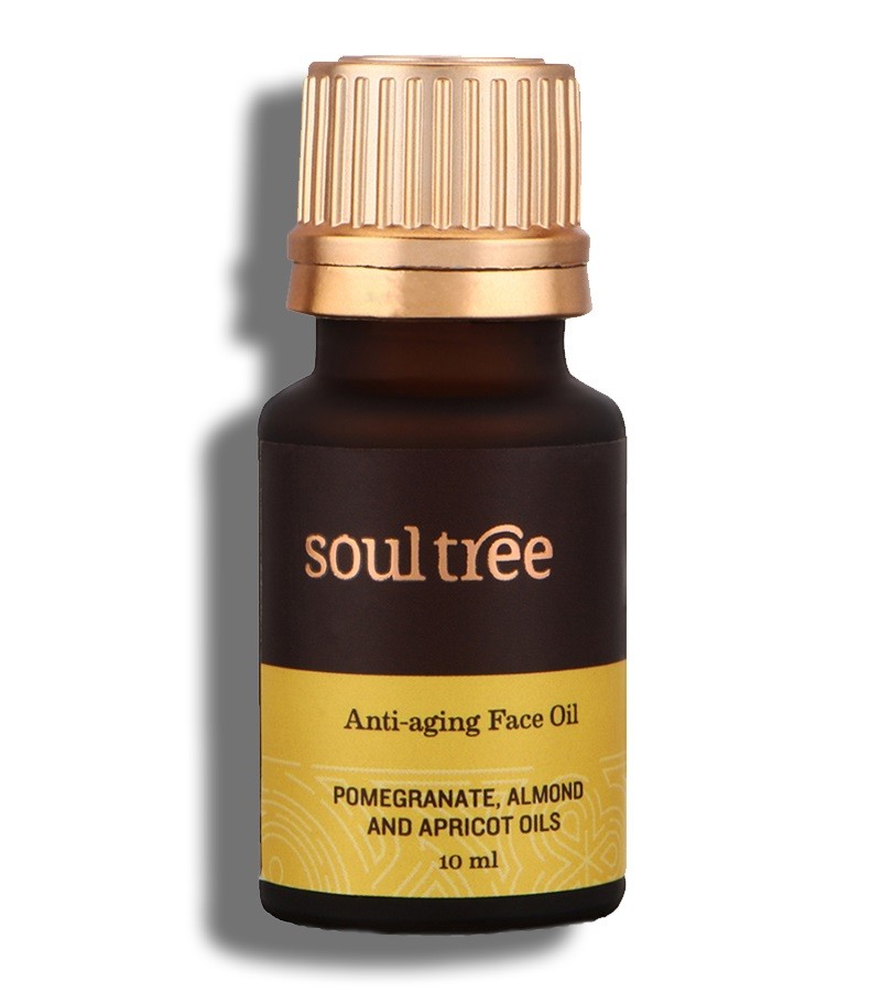 Soultree + face oils + Anti-Aging Face Oil with Pomegranate, Almond & Apricot Oils + 10 ml + buy