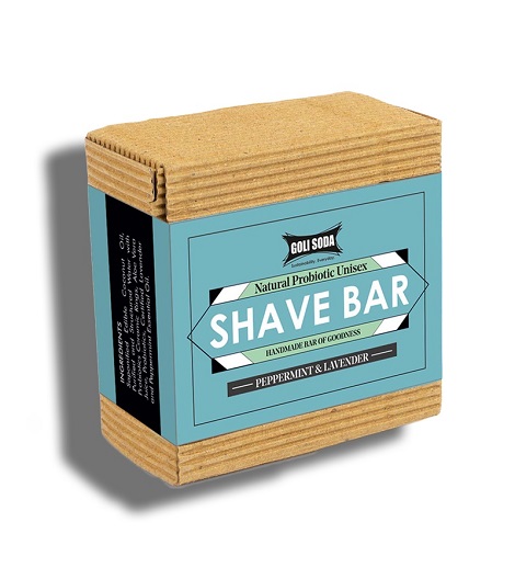 Goli Soda + shaving needs + All Natural Probiotics Shave Bar + 95 gm + buy