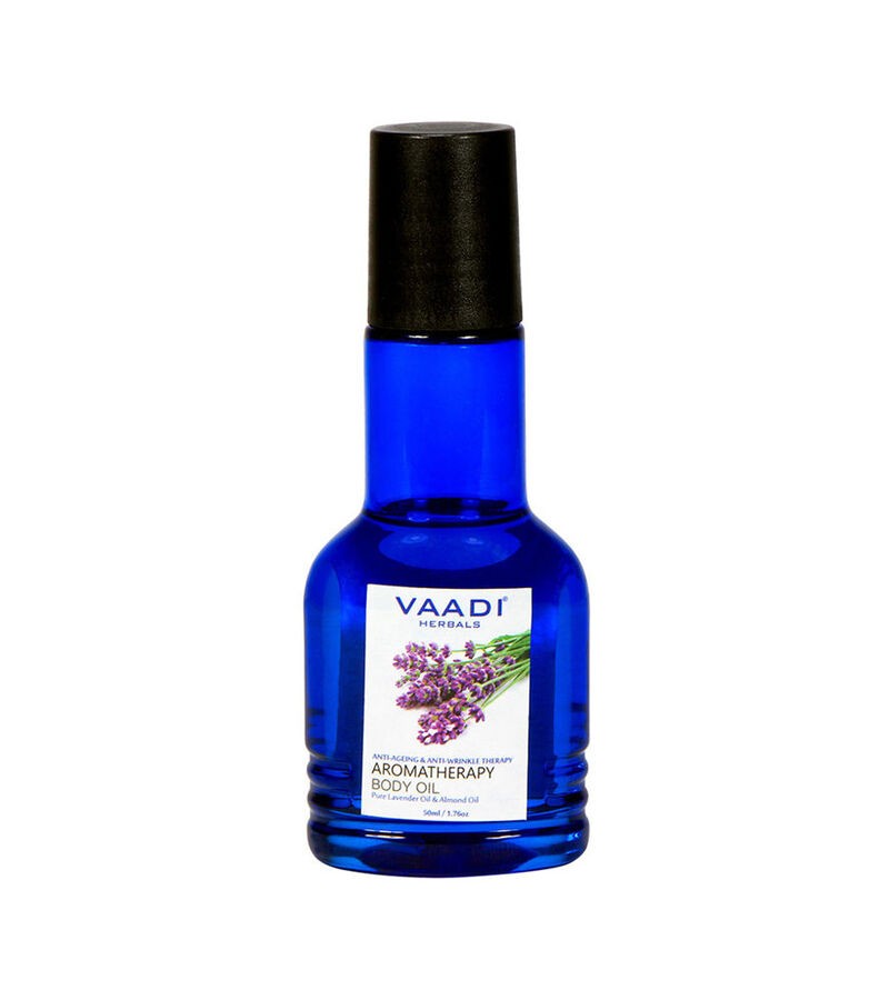Vaadi Herbals + body oils + Aromatherapy Body Oil-Lavender & Almond Oil + 50 ML + buy