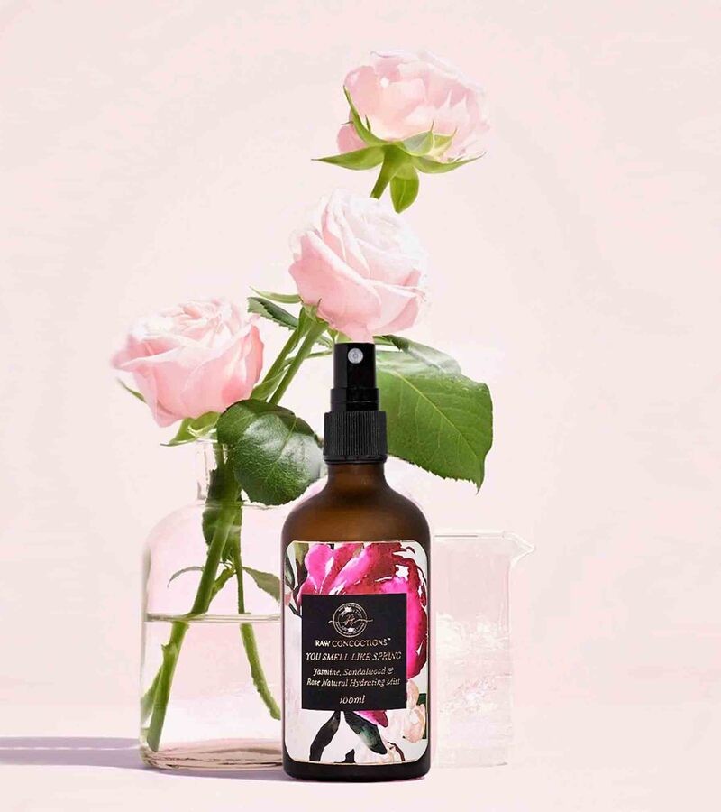 Raw Concoctions + toners + mists + You Smell Like Spring Hydrating Face Mist with Jasmine, Sandalwood & Rose + 100ml + discount